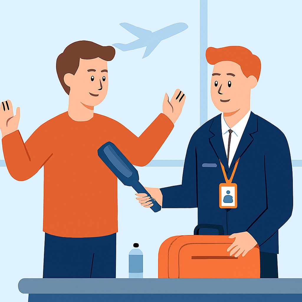 ③ 승객 신체검색