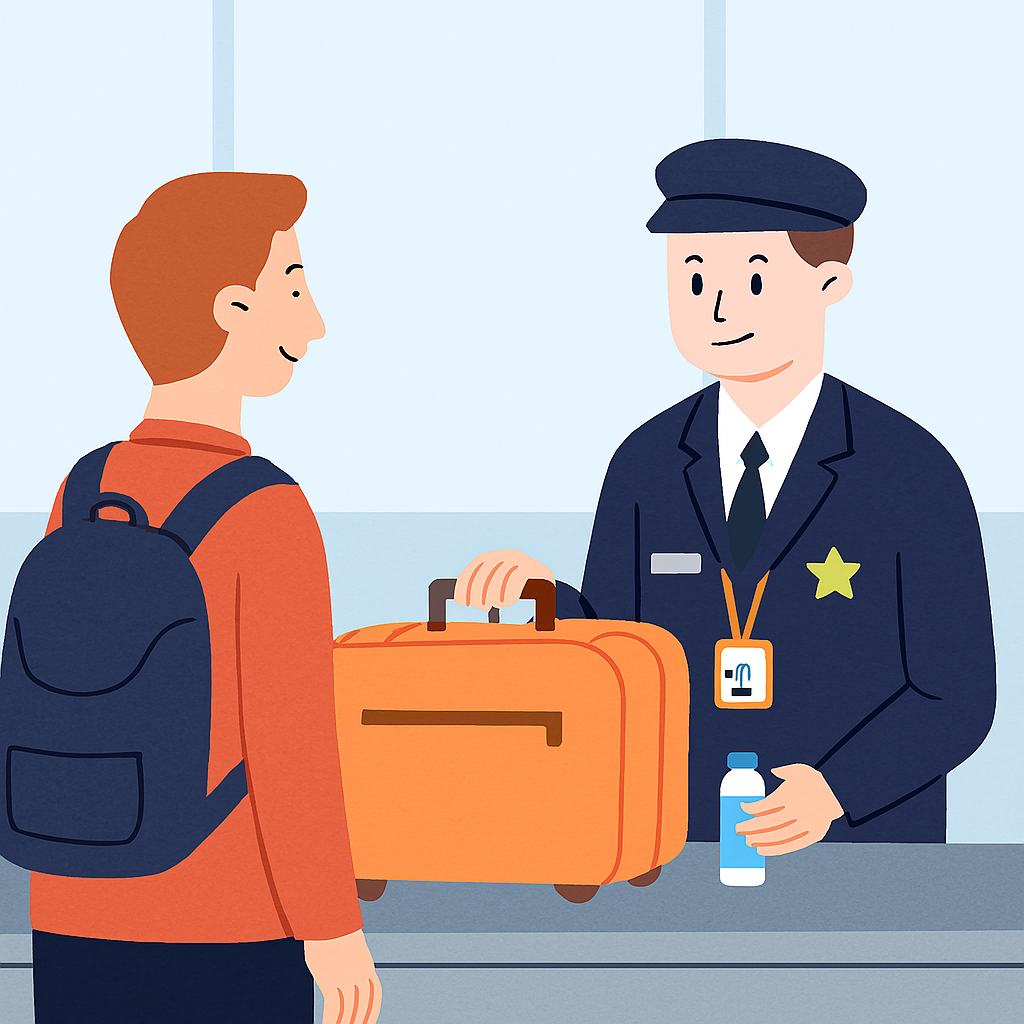 ② 휴대물품 검색